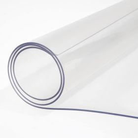 Clear Table Protector Mat -1.5mm Thickness Waterproof Heavy Duty PVC Table Cover For Dining Room Table (Option: 30x72inches)
